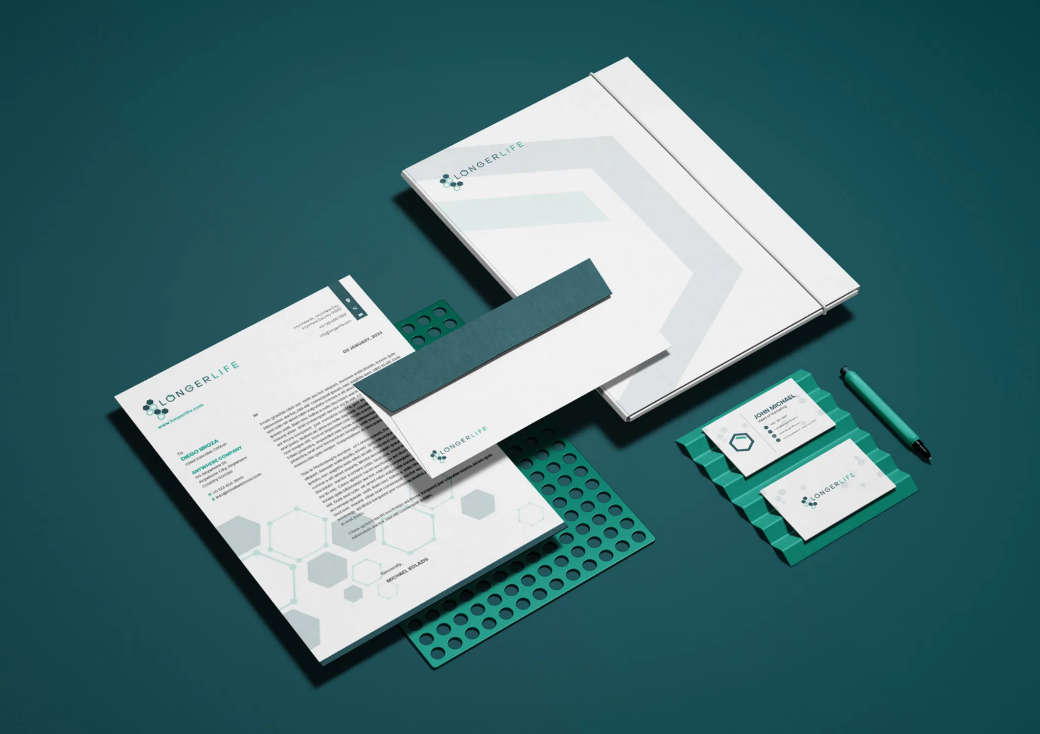 LongerLife brand identity 4